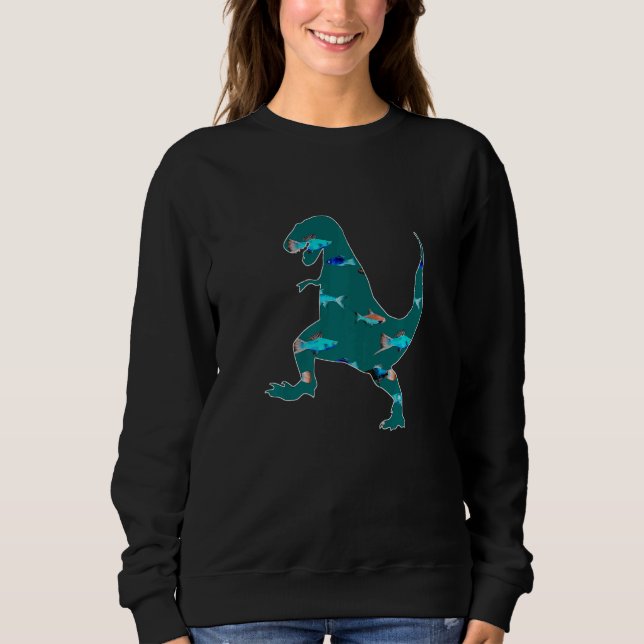 Tyrannosaurus Rex Animal Rex Creepy Dinosaur  3 Sweatshirt (Vorderseite)
