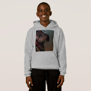 Tyrannosaurus Rex Beängstigendes Gesicht, Kinder H Hoodie