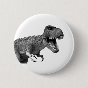 Tyrannosaurus Rex Button