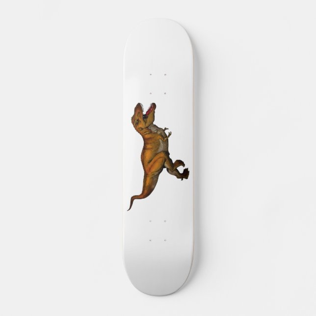 Tyrannosaurus Rex, der T-Rex laufen lässt Skateboard (Vorderseite)