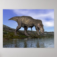 Tyrannosaurus rex dinosaur - 3D render