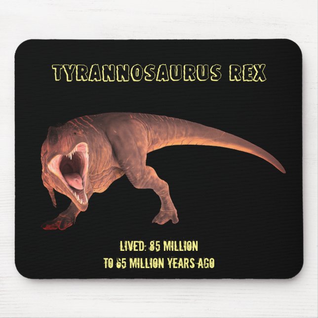 Tyrannosaurus Rex Dinosaur Mousepad (Vorne)