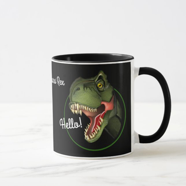 Tyrannosaurus Rex Dinosaur-Tasse Tasse (Rechts)