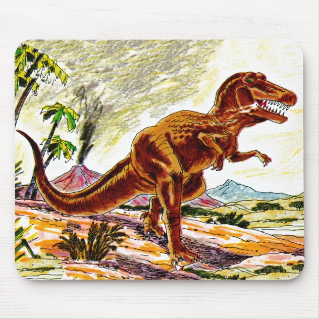 Tyrannosaurus Rex Dinosaurier Mousepad (Vorne)