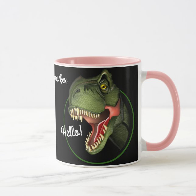 Tyrannosaurus Rex Dinosaurier Tasse (Rechts)