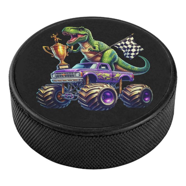 Tyrannosaurus Rex Eishockey Puck (3/4)