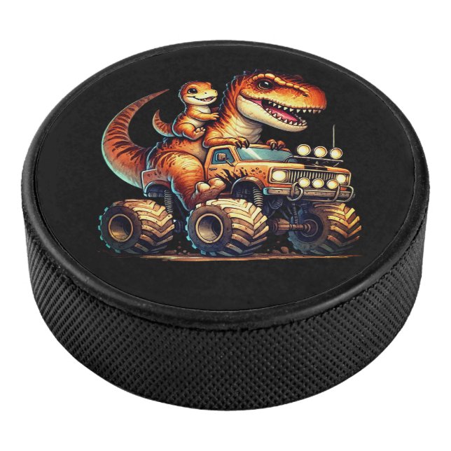Tyrannosaurus Rex Eishockey Puck (3/4)