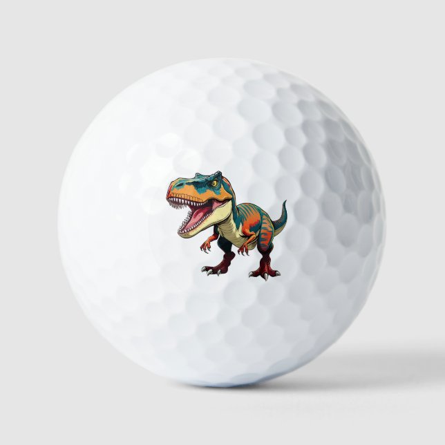 Tyrannosaurus Rex Golfball (Vorderseite)