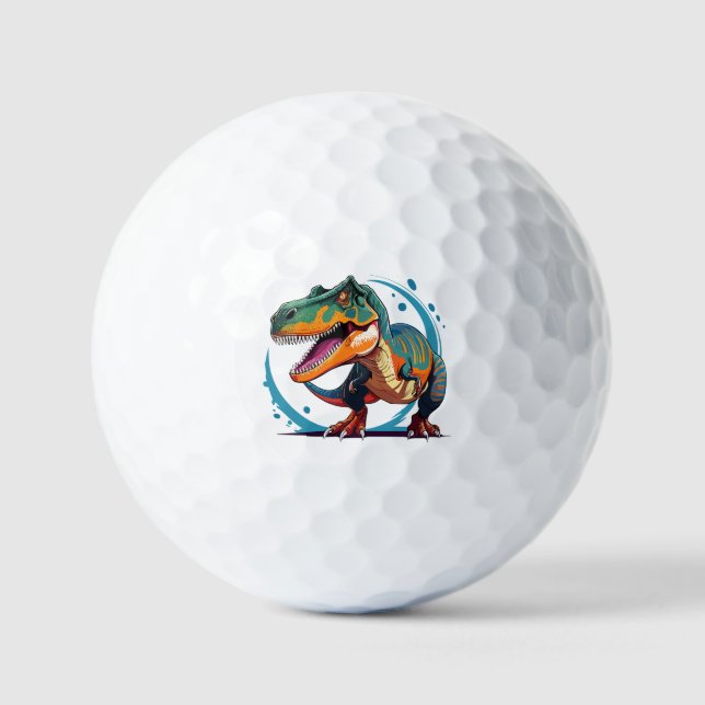 Tyrannosaurus Rex Golfball (Vorderseite)