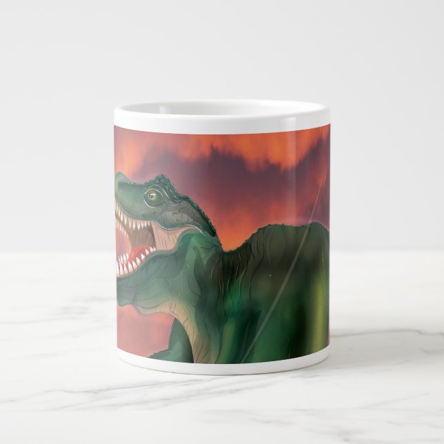 Tyrannosaurus Rex Jumbo-Tasse (Vorderseite)