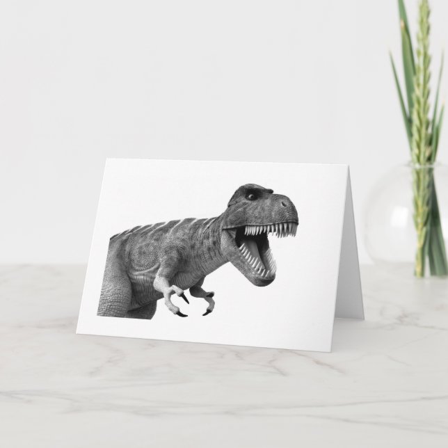 Tyrannosaurus Rex Karte (Vorderseite)