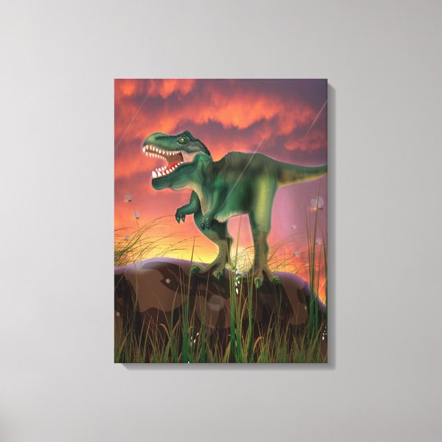 Tyrannosaurus Rex Leinwanddruck (Vorderseite)
