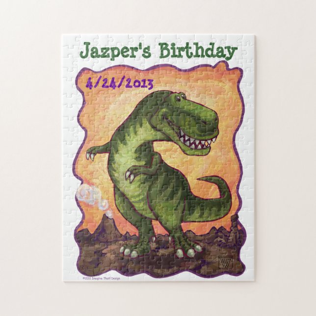 Tyrannosaurus Rex Party Centre Puzzle (Vertikal)