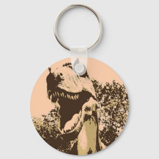 Tyrannosaurus Rex Pop Art Art Schlüsselanhänger