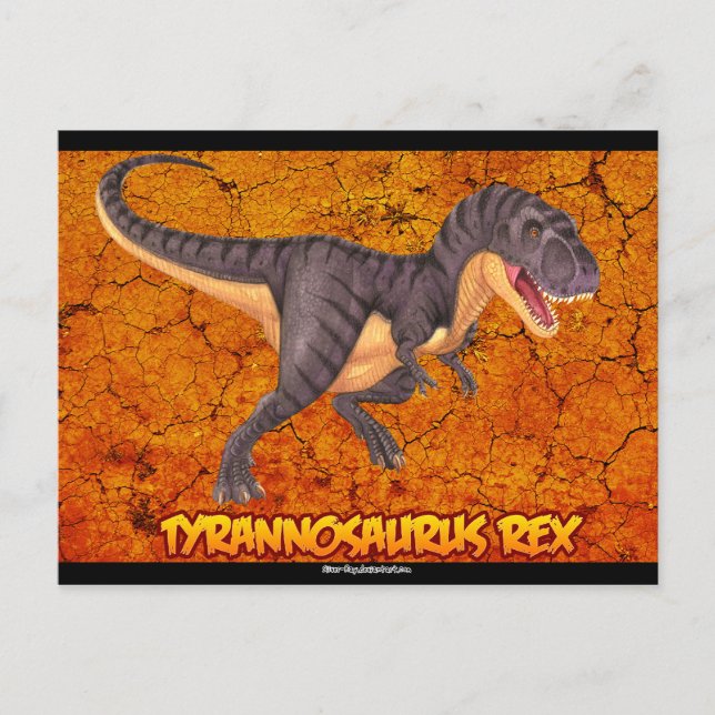 Tyrannosaurus Rex Postkarte (Vorderseite)