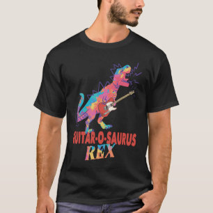 Tyrannosaurus Rex Rock Guitar O Saurus Rex T-Shirt