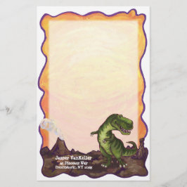 Tyrannosaurus Rex Schreibens-Material Briefpapier