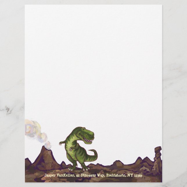 Tyrannosaurus Rex schrieb Zeug (Vorderseite)