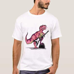 Tyrannosaurus Rex spielt Gitarre. T-Shirt