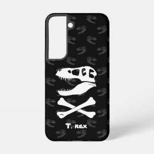Tyrannosaurus rex Totenkopf und Kreuzknochen Samsung Galaxy Hülle