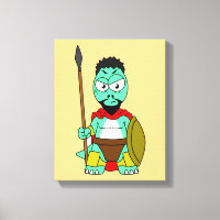 Tyrannosaurus Rex verkleidet als Leonidas.