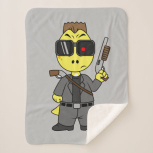 Tyrannosaurus Rex verkleidete sich als Terminator. Sherpadecke