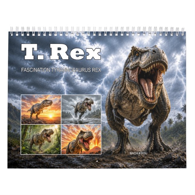 Tyrannosaurus Rex – Wandkalender (Titelbild)