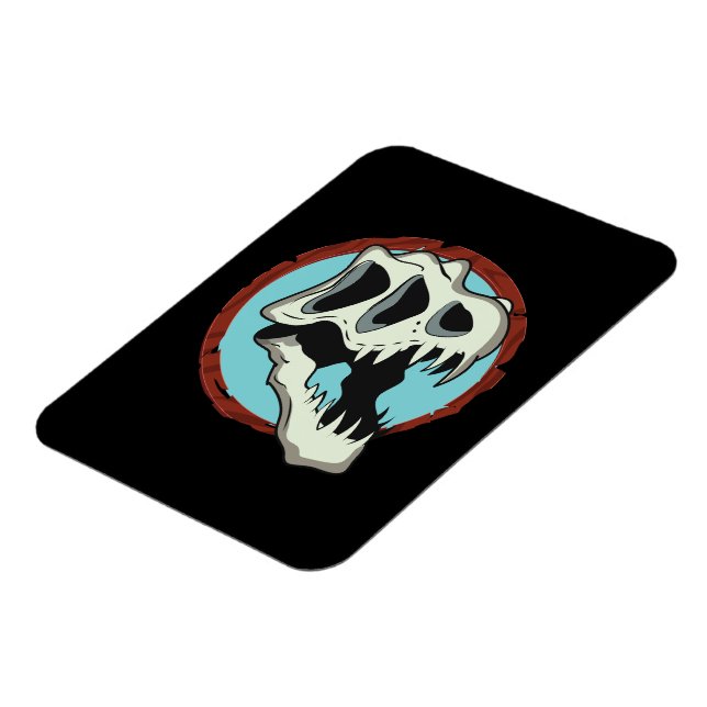 Tyrannosaurus Skull Magnet (Linke Seite)