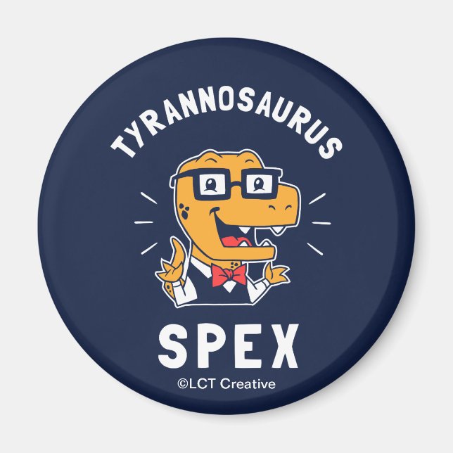 Tyrannosaurus Spex Magnet (Vorne)