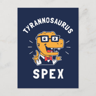 Tyrannosaurus Spex Postkarte