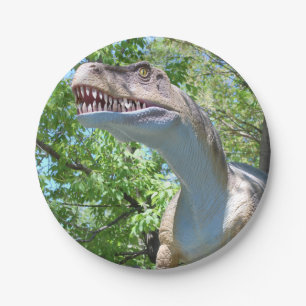 Tyrannosaurus T-Rex Dinosaur Pappteller