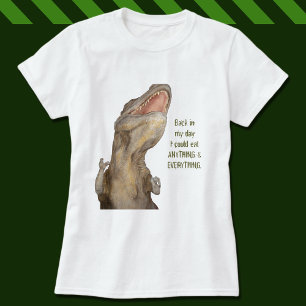 Tyrannosaurus T-Rex Dinosaur Tri-Blend Shirt
