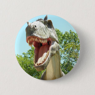 Tyrannosaurus T-Rex Dinosaurier Button