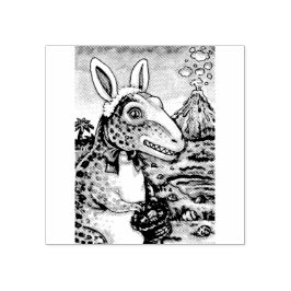 TYRANNOSAURUS T-REX, OSTERE DINOSAUR RUBBER-BRIEFM GUMMISTEMPEL