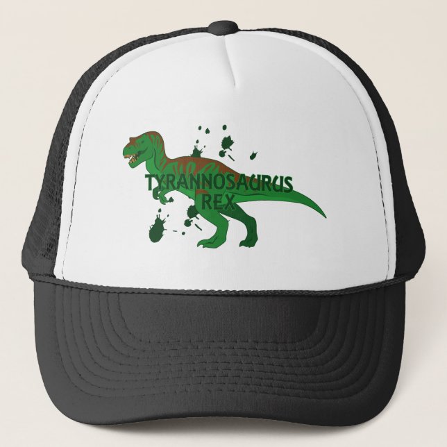 Tyrannosaurus Truckerkappe (Vorderseite)