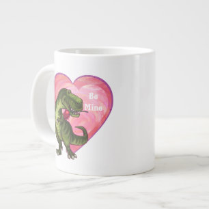Tyrannosaurus Valentinstag Jumbo-Tasse