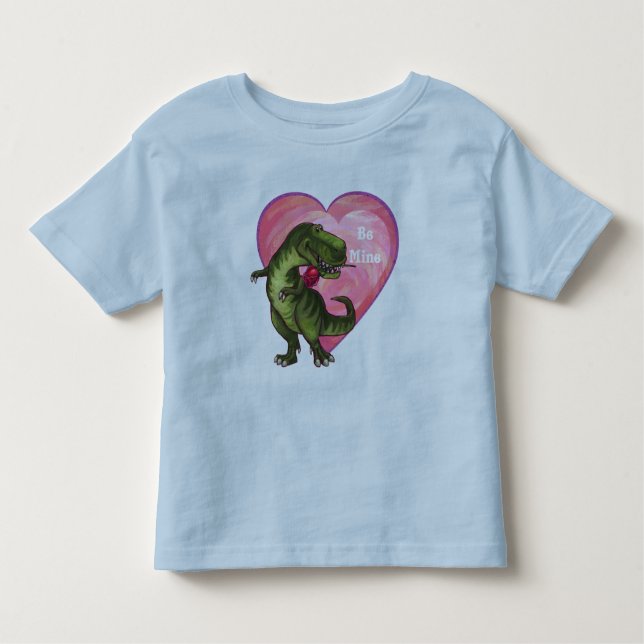 Tyrannosaurus Valentinstag Kleinkind T-shirt (Vorderseite)