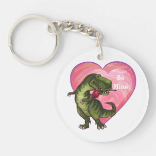 Tyrannosaurus Valentinstag Schlüsselanhänger