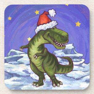 Tyrannosaurus Weihnachten Untersetzer