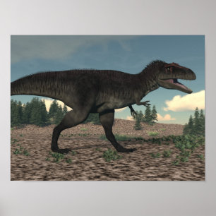 Tyrannotitan - 3D übertragen Poster