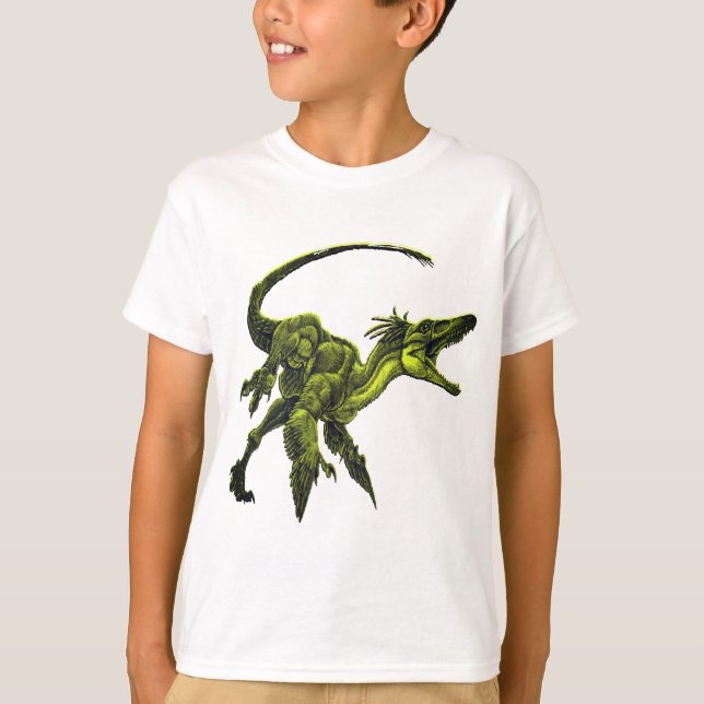 Tyranosaurus-rex-Dinosaurier-Design-T - Shirt (Vorderseite)