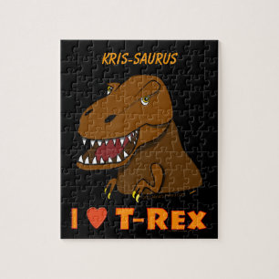 Tyranosaurus Rex Dinosaurier Individuelle Name Jig Puzzle