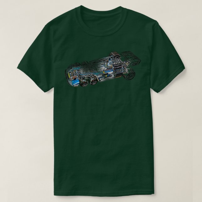 Tyrell P34 Schnittblende T-Shirt (Design vorne)