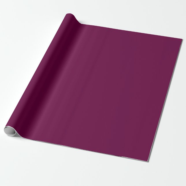 Tyrian Lila Solid Color Geschenkpapier (Ungerollt)