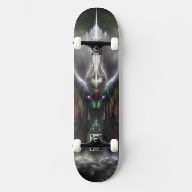 Tyrinan, der Horikinsche Gott des Krieges Skateboa Skateboard (Vorderseite)