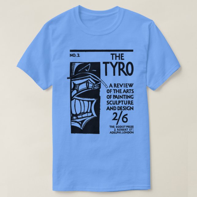 Tyro Wyndham Lewis Modernism Art Fan T-Shirt (Design vorne)