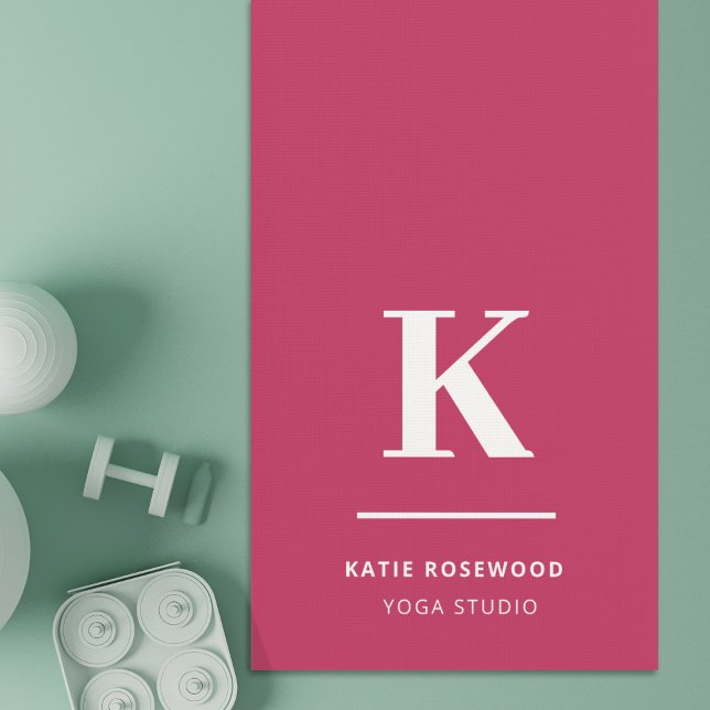 Tyrographische Monografie Yogamatte (Von Creator hochgeladen)