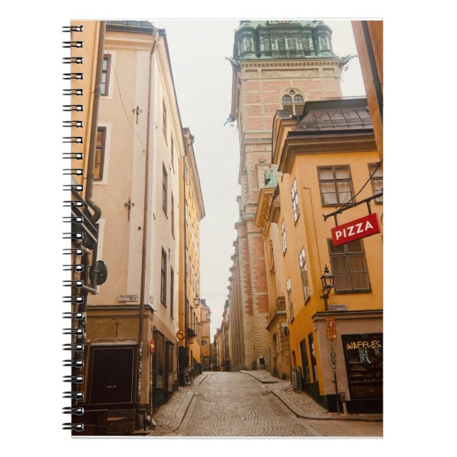 Tyska Brinken, Gamla Stan, Old Town, Stockholm Notizblock (Vorderseite)