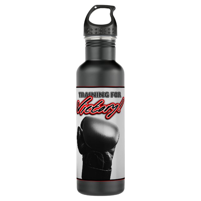 Tyson Fury Essential T Shirt Edelstahlflasche (Vorderseite)