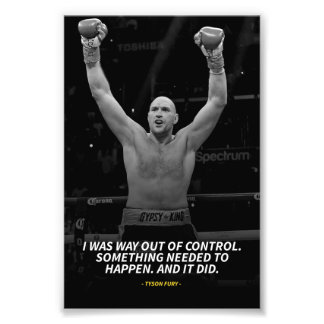 Tyson fury Photo Enlargement Fotodruck